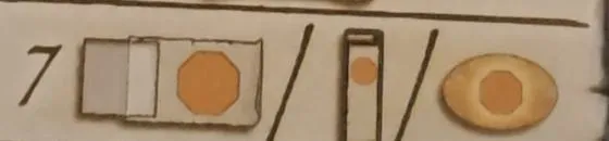 Row 7 of the player aid card: Take a special action